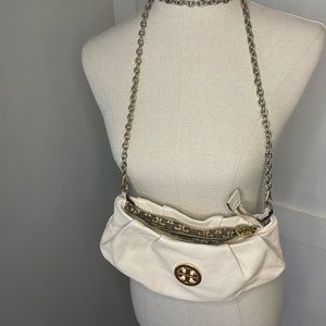 Tory Burch Leather White Chain Purse
